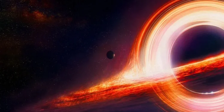 Black Holes Stretches Time and Space